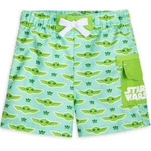 Disney Star Wars The Mandalorian Grogu Swim Trunks